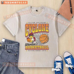 Good Cyclone WBB Max Collegiate Washed T-Shirt in vibrant colors, perfect for fans and casual wear.