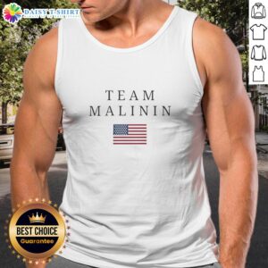 Hot Team Malinin USA Flag Tank Top featuring a vibrant American flag design for stylish summer wear.
