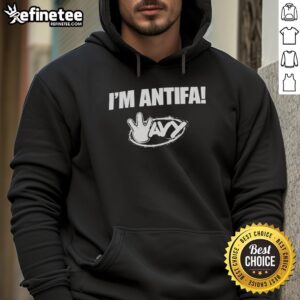 Premium Im Antifa Kyle Hoodie featuring bold graphics and a comfortable fit, perfect for stylish activism.