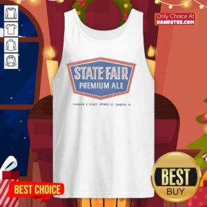 Good State Fair Premium Ale tank top from FS Brewing in Shamokin, showcasing a stylish design for craft beer enthusiasts.