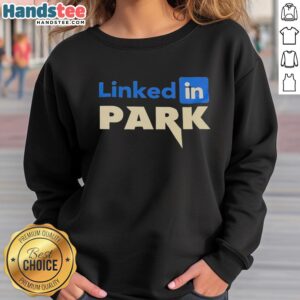 Original Linked In Park sweatshirt featuring a stylish design and comfortable fit for casual wear enthusiasts.