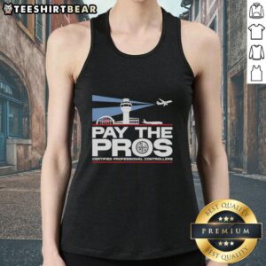 Alt Text: Official Pay The Pros Certified Professional Controllers tank top featuring a stylish design for gamers and enthusiasts.