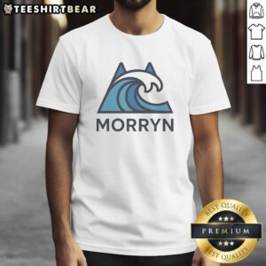 Good Morryn Wave Logo T-Shirt featuring a stylish wave design and vibrant colors for casual wear.