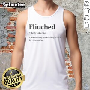 Premium Flinched Humorous Definition Tank Top featuring a funny quote, perfect for casual summer wear.