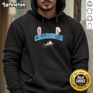 Los Angeles Chargers X Snoopy Happy Easter Hoodie featuring vibrant colors and festive design for fans.