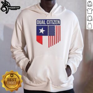Original Dual Citizen Hoodie in navy with a stylish design, perfect for showing off your dual citizenship pride.