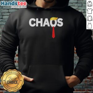 Good Kings of Chaos Trump Hoodie featuring bold design and vibrant colors, perfect for fans of unique political apparel.