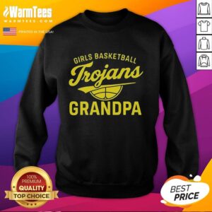 Awesome Girl Basketball Trojans Grandpa T-Shirt - Image 5