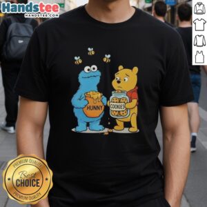 Good Character Swap Cookie and Honey Jar Mashup T-Shirt featuring playful designs of cookies and honey jars.