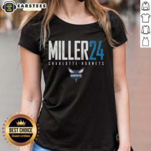 Awesome Brandon Miller 24 Charlotte Hornets Elite T-Shirt - Image 3