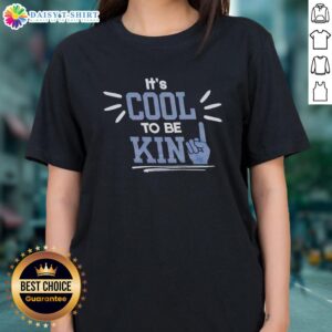 Good Minnesota Vikings It's Cool To Be King ladies tee featuring team colors and logo for passionate fans.