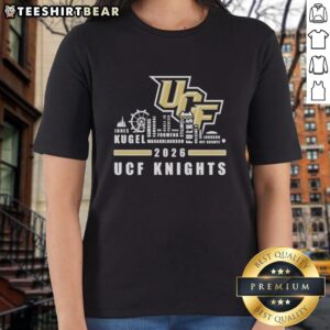 Good 2026 UCF Knights ladies tee featuring city skyline design and all names, perfect for fans and alumni.
