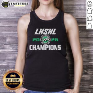 Good LHSHL Lakewood Ranch Champions 2026 logo tank top featuring vibrant colors and sporty design for fans.