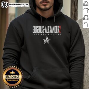 Shai Gilgeous-Alexander wearing an Oklahoma City Thunder hoodie, showcasing 2026 NBA All-Star elite style.