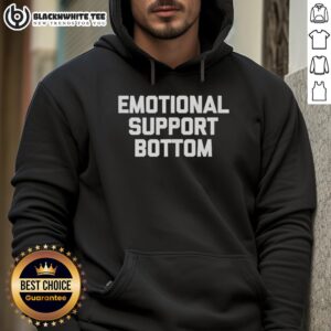 Awesome Emotional Support Bottom Hoodie in cozy fabric with vibrant colors, perfect for comfort and style.