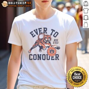 Original Ever To Conquer Auburn Basketball Vintage T-Shirt featuring classic design and team colors for fans.