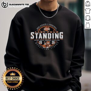 Original Massillon Tigers 2026 OHSAA Boys Basketball Division 2 Last Four Standing Sweatshirt in vibrant colors.