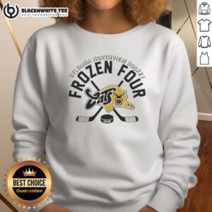 Good-Sylvania Northview Hockey 2026 Frozen Four Cats sweatshirt featuring team colors and logo for fans.