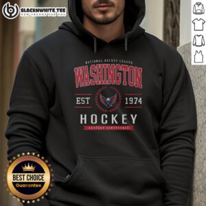Official Washington Capitals Hockey Legacy Crest Hoodie featuring team logo and stylish design for fans and players.
