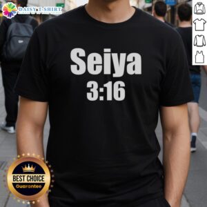 Top Seiya 3 16 T-Shirt featuring vibrant graphics and comfortable fit, perfect for fans of the anime series.