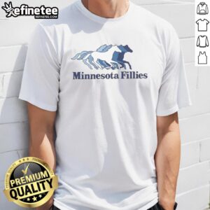 Hot Minnesota Fillies T-Shirt featuring vibrant graphics and a stylish design, perfect for fans and casual wear.