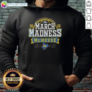 Original McNeese State Cowboys 2026 Men's Basketball March Madness Hoodie featuring team colors and logo.