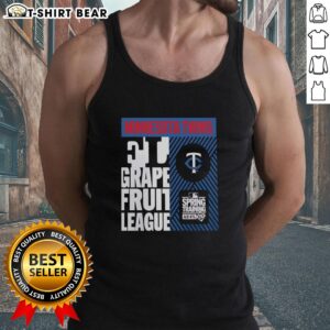 Alt Text: Stylish tank top featuring the Minnesota Twins logo, perfect for Grapefruit League Spring Training 2026 fans.