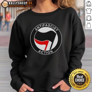 Original Extremadura Antifascista logo sweatshirt featuring bold design and vibrant colors, perfect for activism and style.
