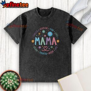 Pretty Mama Fearless Generous Kind Loved T-Shirt in vibrant colors, perfect for expressing love and positivity.
