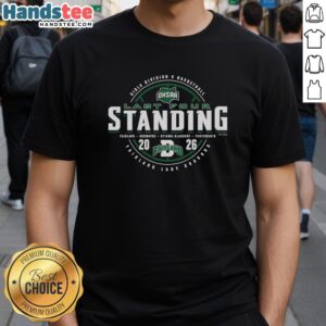 Awesome Fairland Lady Dragons 2026 OHSAA Girls Basketball Division 5 Last Four Standing T-Shirt design featuring team colors.