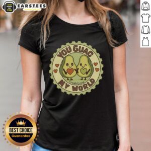 Awesome You Guac My World Ladies Tee featuring a fresh avocado design, perfect for avocado lovers and stylish casual wear.