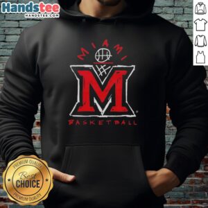 Official Miami Basketball Net Hoodie featuring a stylish design, perfect for fans and players of Miami basketball.