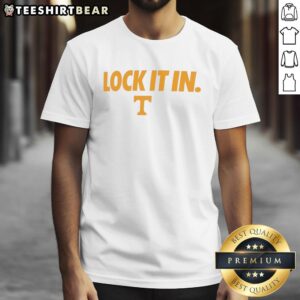 Alt Text: Official Tennessee Volunteers 2026 Lock It In T-Shirt featuring vibrant team colors and logo, perfect for fans.