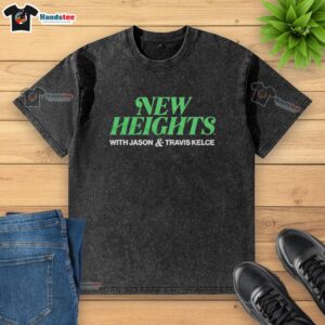 Hot New Heights Podcast featuring Jason and Travis Kelce wearing Cincinnati Bearcats football washed t-shirts.