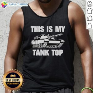 Stylish military tank top featuring unique design, perfect for casual wear and showcasing personal style.