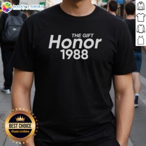 Top Ryan Clark The Gift Honor 1988 T-Shirt featuring vintage design and vibrant colors for collectors and fans.