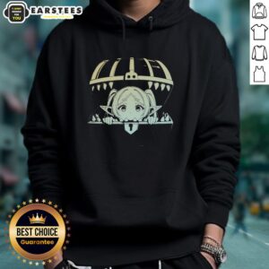 Cute Friener hoodie from Friener: Beyond Journey's End anime, featuring vibrant colors and charming character design.