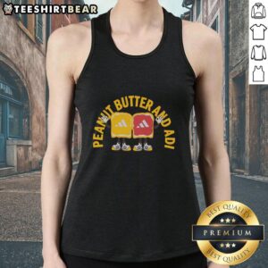 Top Peanut Butter and Adidas tank top featuring a stylish design, perfect for workouts and casual wear.