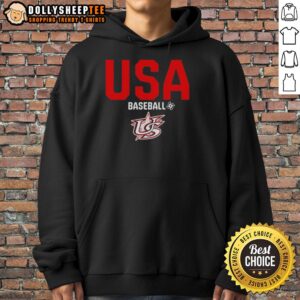 Awesome Tarik Skubal USA Baseball Logo Hoodie featuring a vibrant design, perfect for fans and players alike.