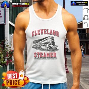 Awesome Cleveland Steamer tank top design featuring bold graphics, perfect for an unforgettable experience.