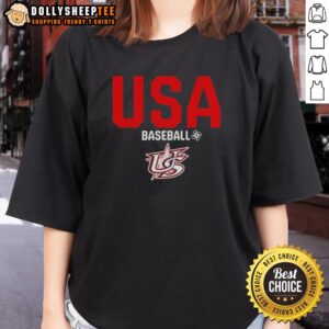 Awesome Tarik Skubal USA Baseball logo on a stylish ladies tee, perfect for baseball fans and casual wear.