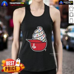 Original Philadelphia Phillies ice cream tank top featuring team logo and vibrant colors, perfect for summer wear.