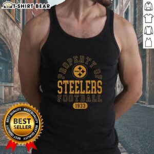 Alt Text: Top Pittsburgh Steelers Property 1933 tank top featuring vintage team logo and classic design for fans.