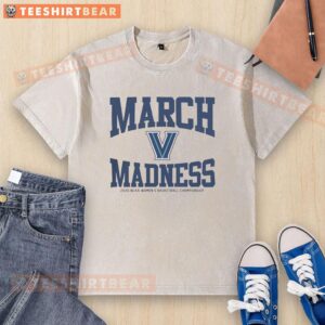 Premium Villanova Wildcats March Madness NCAA Women's Basketball Championship 2026 washed t-shirt in navy blue.