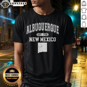 Awesome Albuquerque New Mexico Est. 1706 Varsity T-Shirt featuring a vintage design and vibrant colors for local pride.