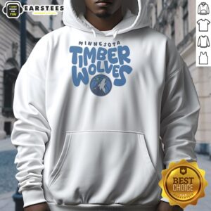 Awesome Minnesota Timberwolves Bubble Hoodie in blue, featuring team logo and cozy design for fans and athletes.