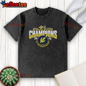UC San Diego Tritons Women's Basketball 2026 Big West Regular Season Champions washed t-shirt design.