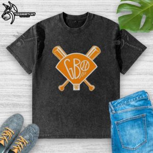 Premium paint-splattered orange washed t-shirt, perfect for casual wear and artistic expression.