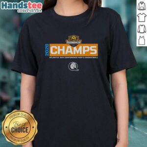 Nice Atlantic Sun Conference Men's Basketball 2026 Champs T-Shirt - Image 3