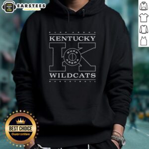 Awesome Kentucky Wildcats Rupp Arena basketball hoodie in blue, showcasing team spirit and comfort for fans.